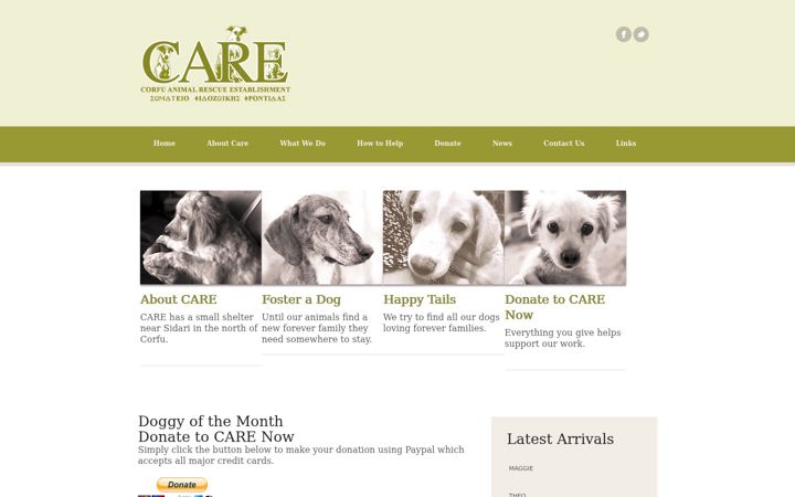 Screenshot of carecorfu.com