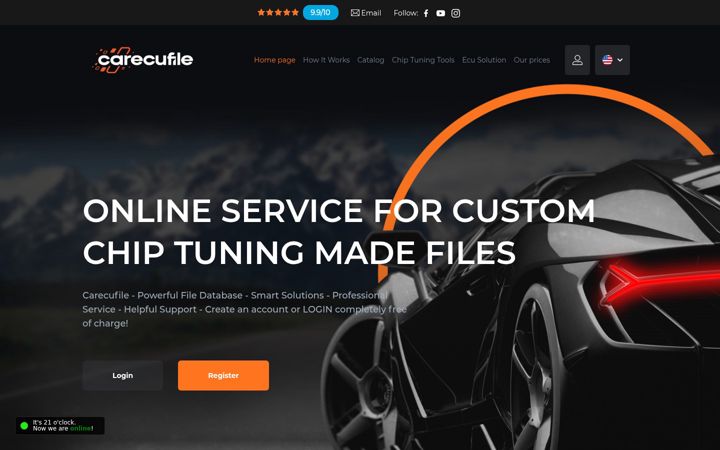 Screenshot of carecufile.com