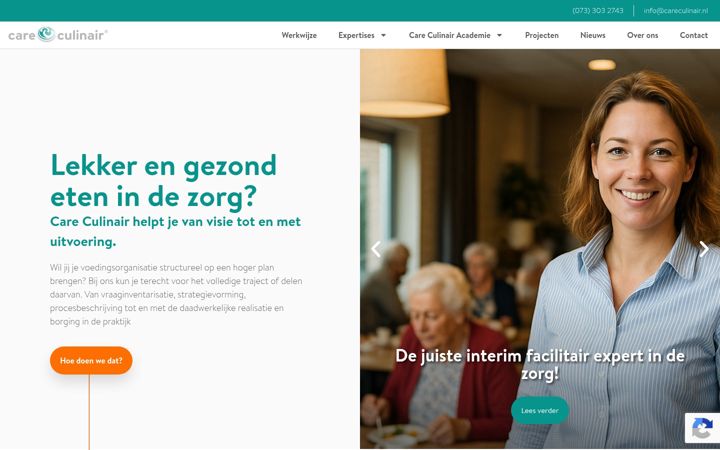 Zrzut ekranu careculinair.nl
