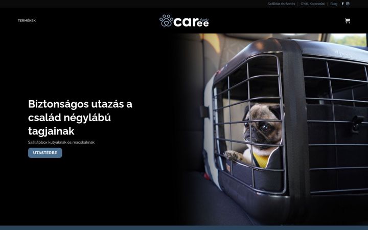 Screenshot of caree4pets.hu