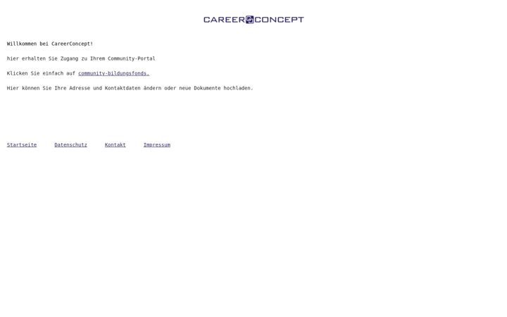 Screenshot of career-concept.de