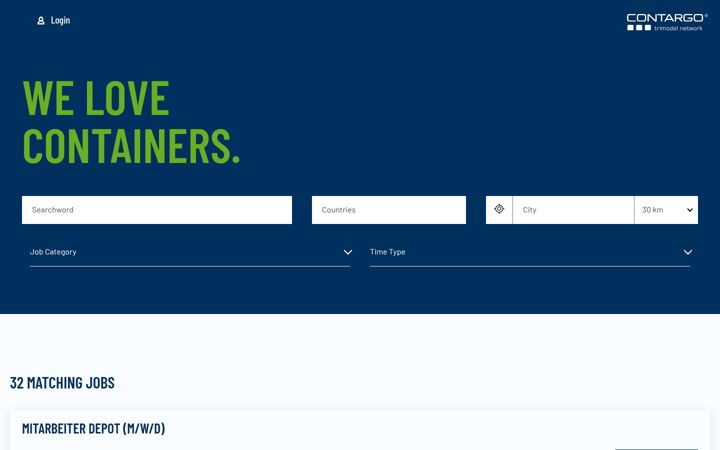 Screenshot of career-contargo.net