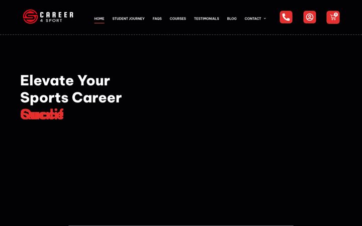 Screenshot of career4sport.com
