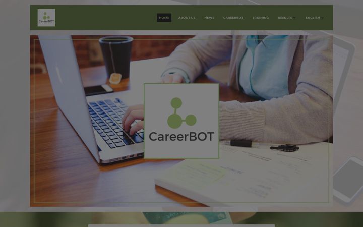 Screenshot of careerbot.eu