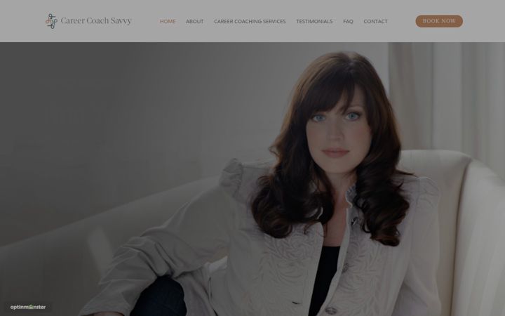 Screenshot of careercoachsavvy.com