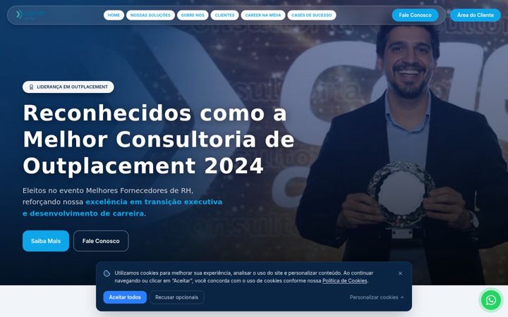 Screenshot stránky careergroup.com.br