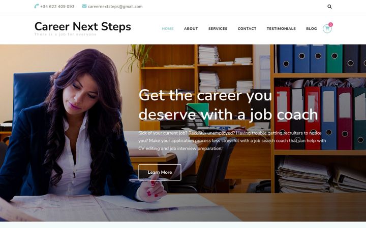 Screenshot di careernextsteps.net