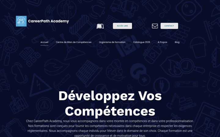 Screenshot of careerpath-academy.fr