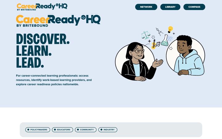 Capture d'écran de careerreadyhq.org