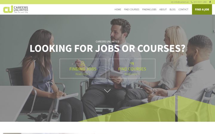 Screenshot of careers.ie