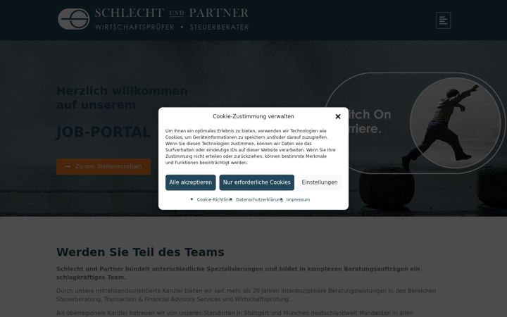 Capture d'écran de careersintax.de