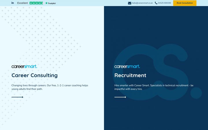 Screenshot di careersmart.co.uk
