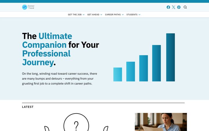 Screenshot of careertrend.com