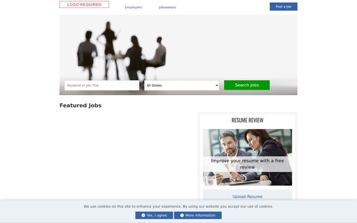 Screenshot di careerwebsite.com