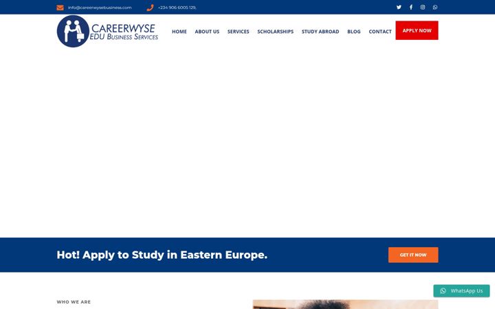 Screenshot of careerwysebusiness.com