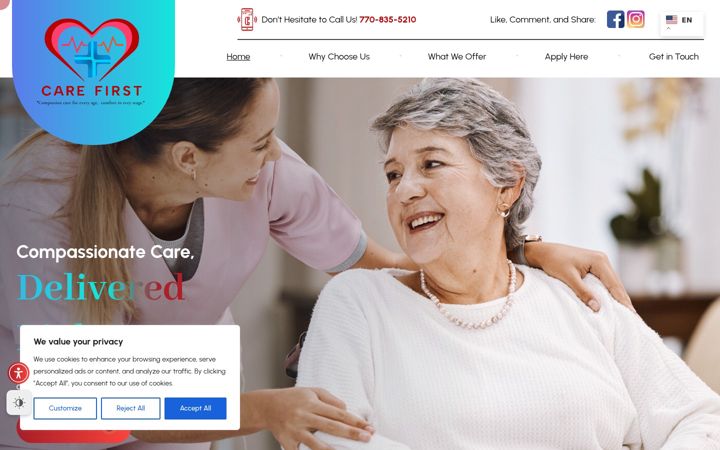 Screenshot of carefirstga.com