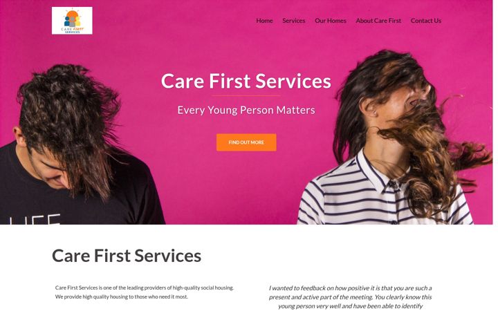 Screenshot of carefirstservices.com