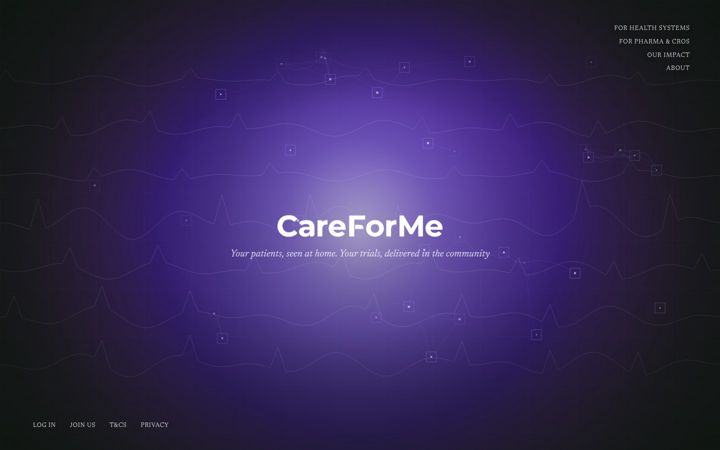Screenshot of careforme.io