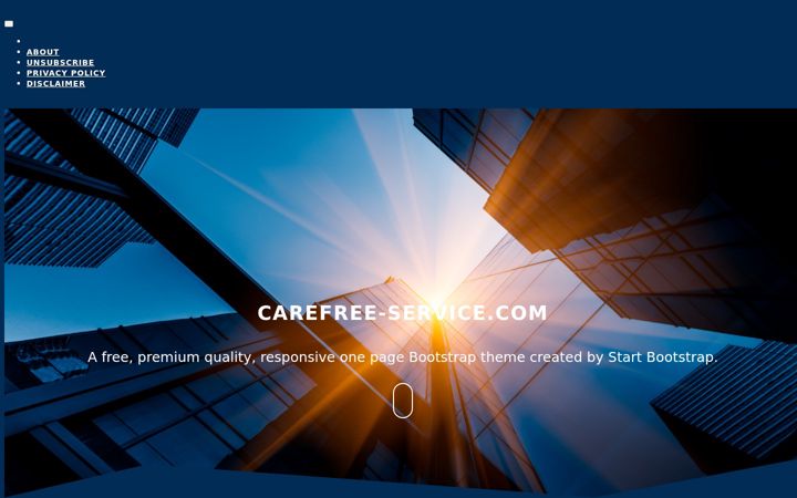 Screenshot of carefree-service.com