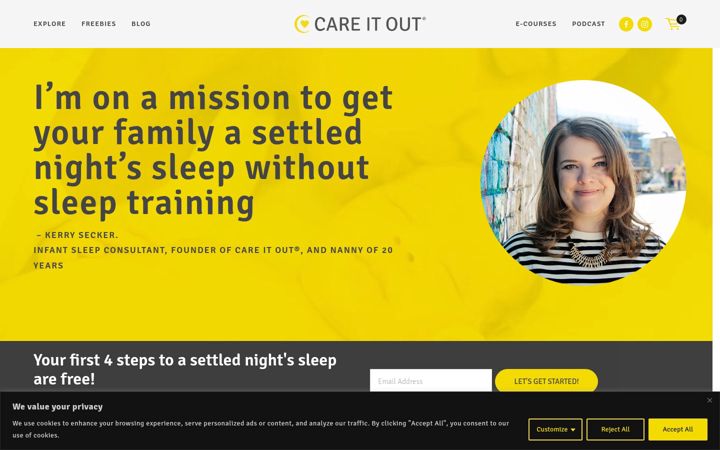 Screenshot of careitout.com
