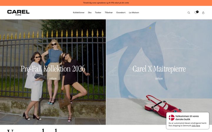 Screenshot of carel-paris.com