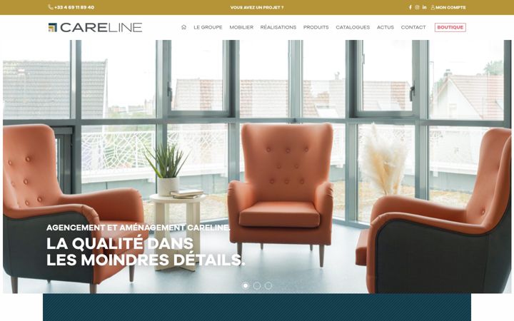 Screenshot of careline-realisations.fr