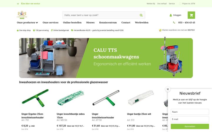 Screenshot ta' carellurvink.nl