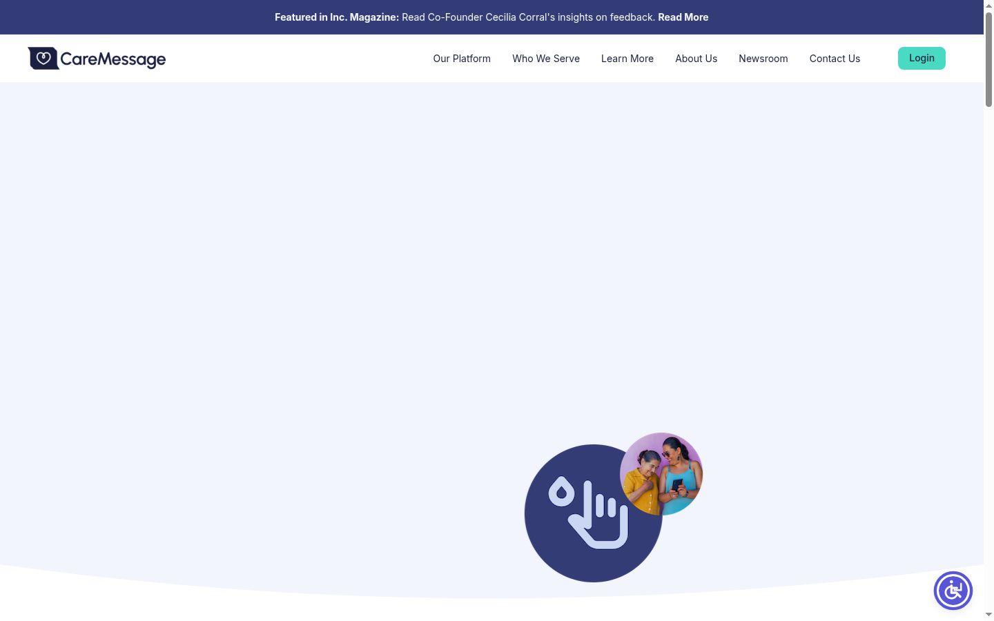 Capture d'écran de la bannière de consentement affichée avant toute interaction