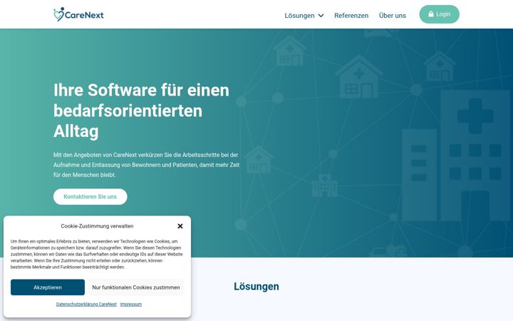 Screenshot di carenext.net