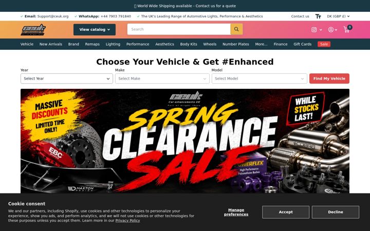 Screenshot of carenhancementsuk.co.uk