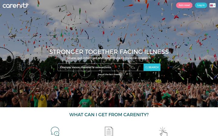 Screenshot of carenity.co.uk