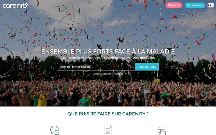 Screenshot of carenity.com