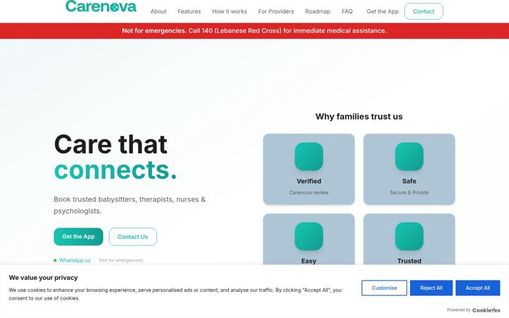 Screenshot di carenova.net