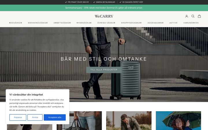 Screenshot of careofcarry.se