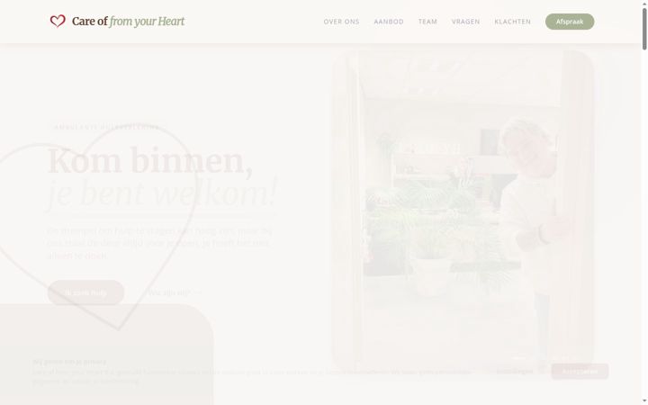 Screenshot of careofyh.nl
