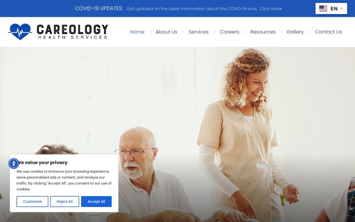 Screenshot of careology.us