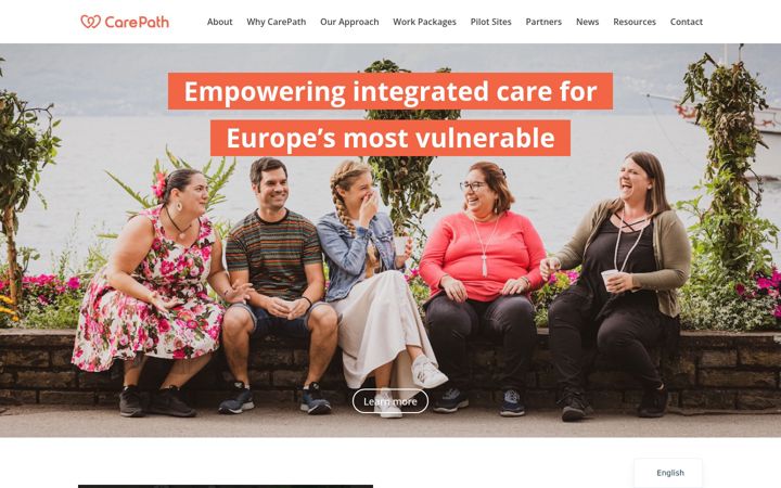 Skjermbilde av carepath-ihi.eu