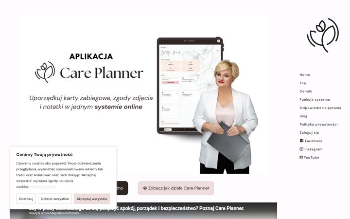 Screenshot of careplanner.pl