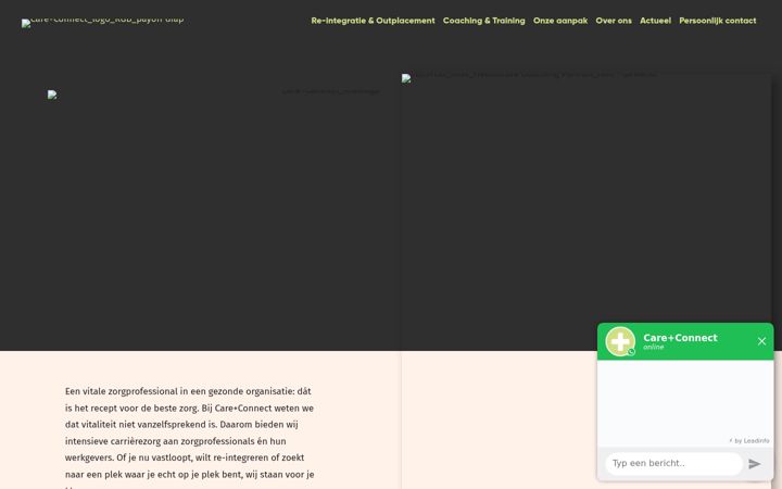 Screenshot of careplusconnect.nl