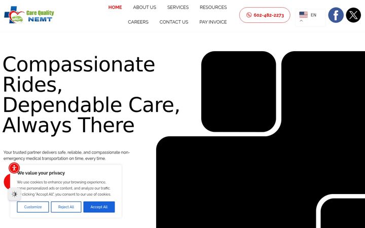 Screenshot of carequalitynemt.com