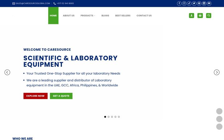 Screenshot of caresourceglobal.com