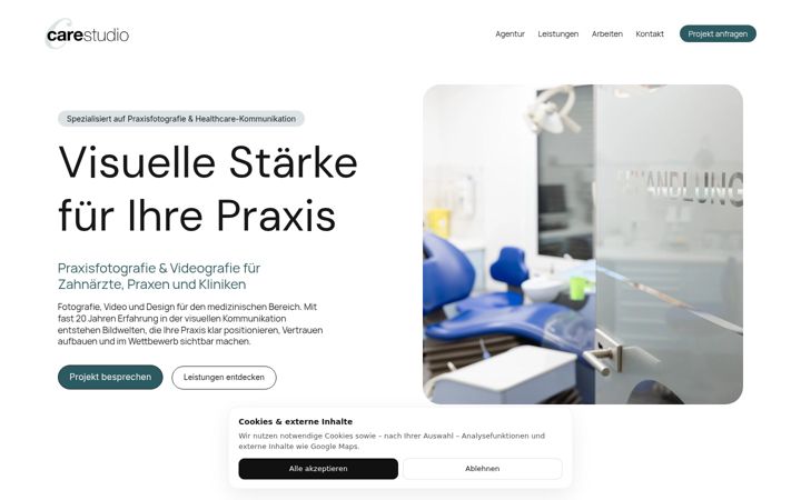 Screenshot of carestudio-media.de