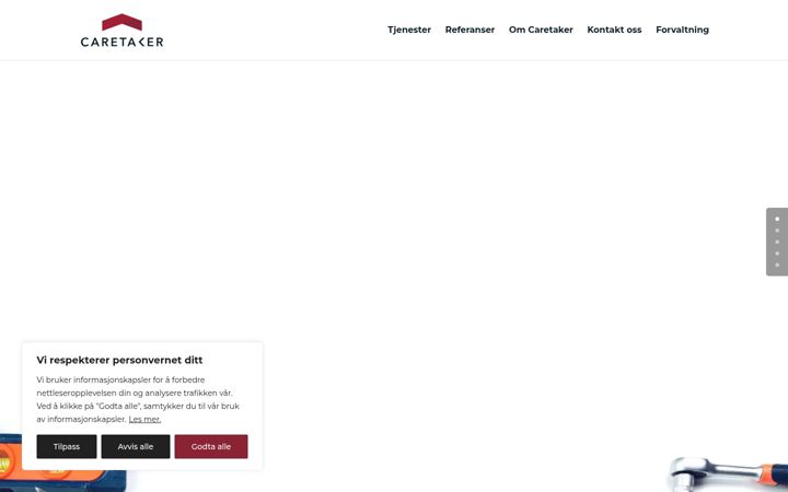 Screenshot of caretaker.as