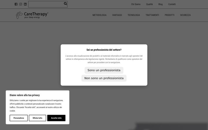 Ekrano kopija caretherapy.it