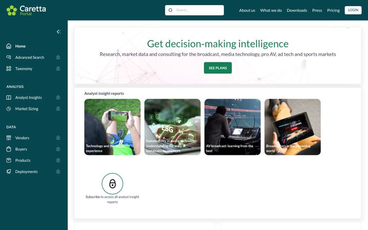 Screenshot of carettaportal.com