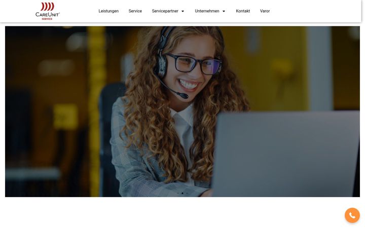 Zrzut ekranu careunit-service.de