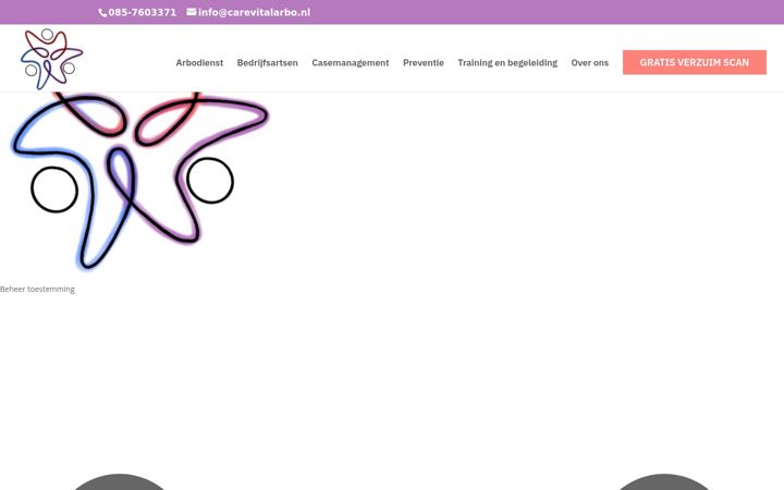 Screenshot of carevitalarbo.nl