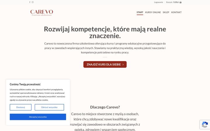 Screenshot ta' carevo.pl