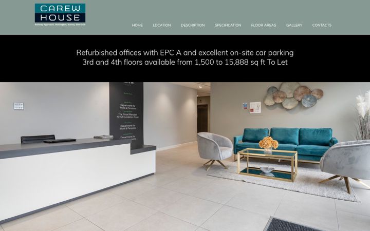 Screenshot of carewhouse.co.uk