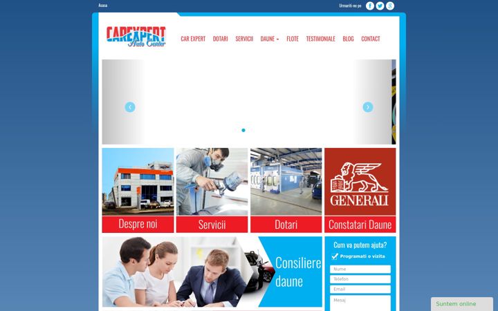 Screenshot of carexpertauto.ro